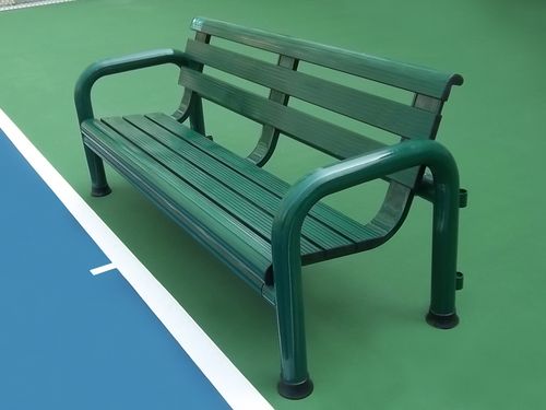供应信息 体育场设施 网球场休息椅 产品说明:●座位与靠背采用推进式